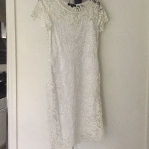 Lace white dress!